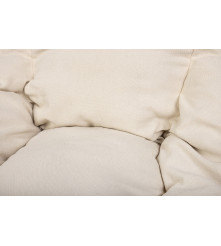 Perna XXL pentru leagan de gradina, tip scaun, 64 x 56 x 66 cm, ecru