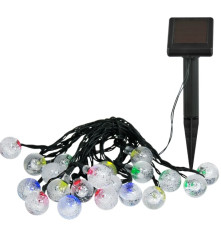 Ghirlanda Luminoasa Solara Pentru Exterior 5.8M Cu 20 Becuri LED