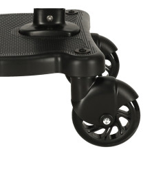 Adaptor de carucior pentru al doilea copil, platforma cu scaun , 2 roti, capacitate 25 kg, universal, negru