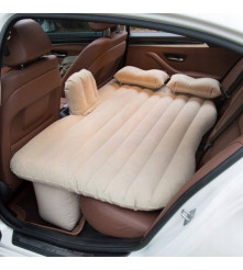 Saltea Tip Pat Gonflabila Pentru Autoturisme Cu Pompa Inclusa, Bej 130 Cm X 80 Cm