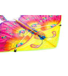 Zmeu Urias in forma de fluture, 90 Cm X 48 Cm, Fir Cu Maner, Multicolor