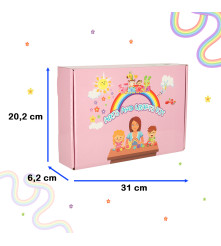 Set 1200 de piese de arta creativa pentru copii, Multicolor, 6+