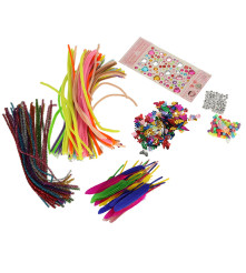 Set 1200 de piese de arta creativa pentru copii, Multicolor, 6+