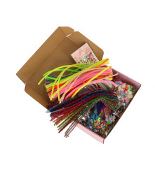 Set 1200 de piese de arta creativa pentru copii, Multicolor, 6+