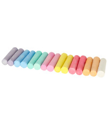 Creta Jumbo colorata, groasa, de asfalt, in cutie cu manere, 15 culori