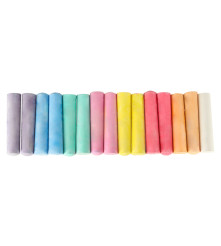 Creta Jumbo colorata, groasa, de asfalt, in cutie cu manere, 15 culori
