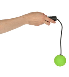 Coarda fara fir, pentru fitness, negru - verde