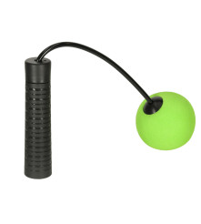 Coarda fara fir, pentru fitness, negru - verde