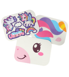 Set de 285 bucati de blocuri creative pentru constructii cu bormasina, Screw Puzzle Box, unicorn - roz