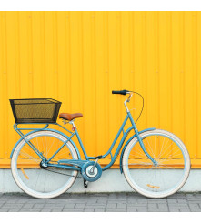 Cos metal bicicleta pentru portbagaj spate, 41 x 28,5 x 19 cm