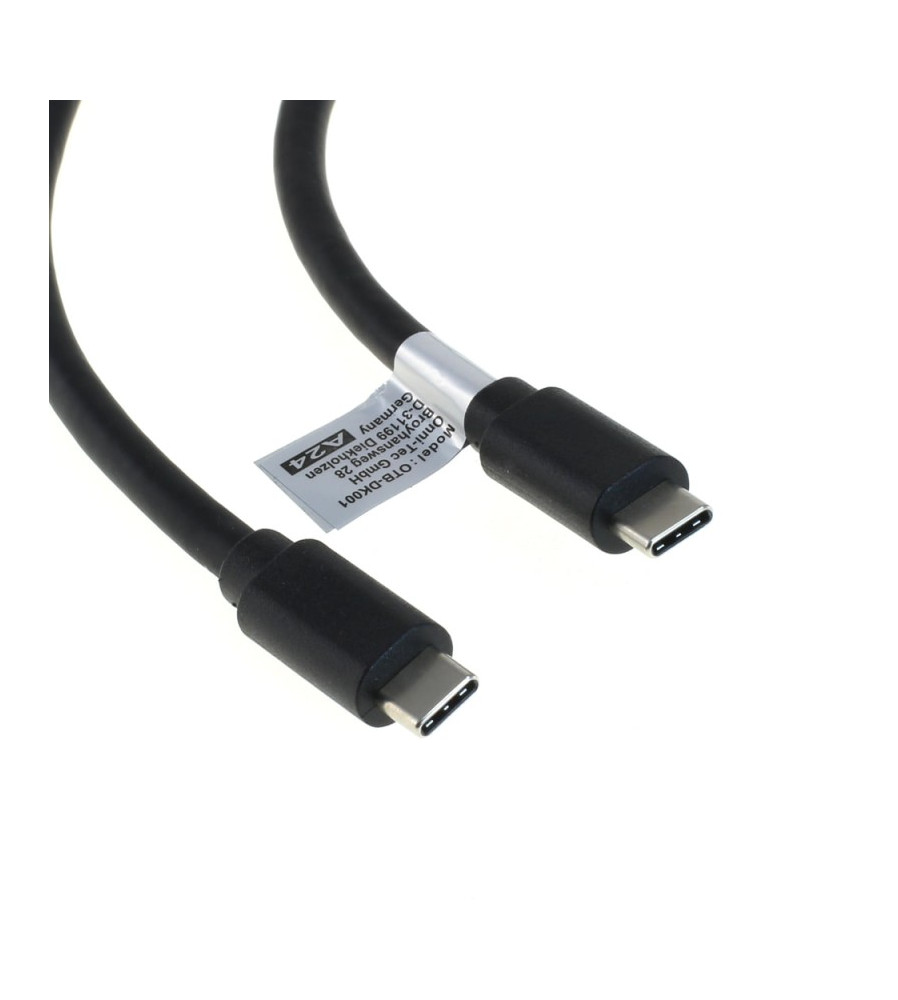 Cablu de date OTB - USB-C 3.0 tată la USB-C 3.0 tată - USB-PD 100W - 2,0 m - negru