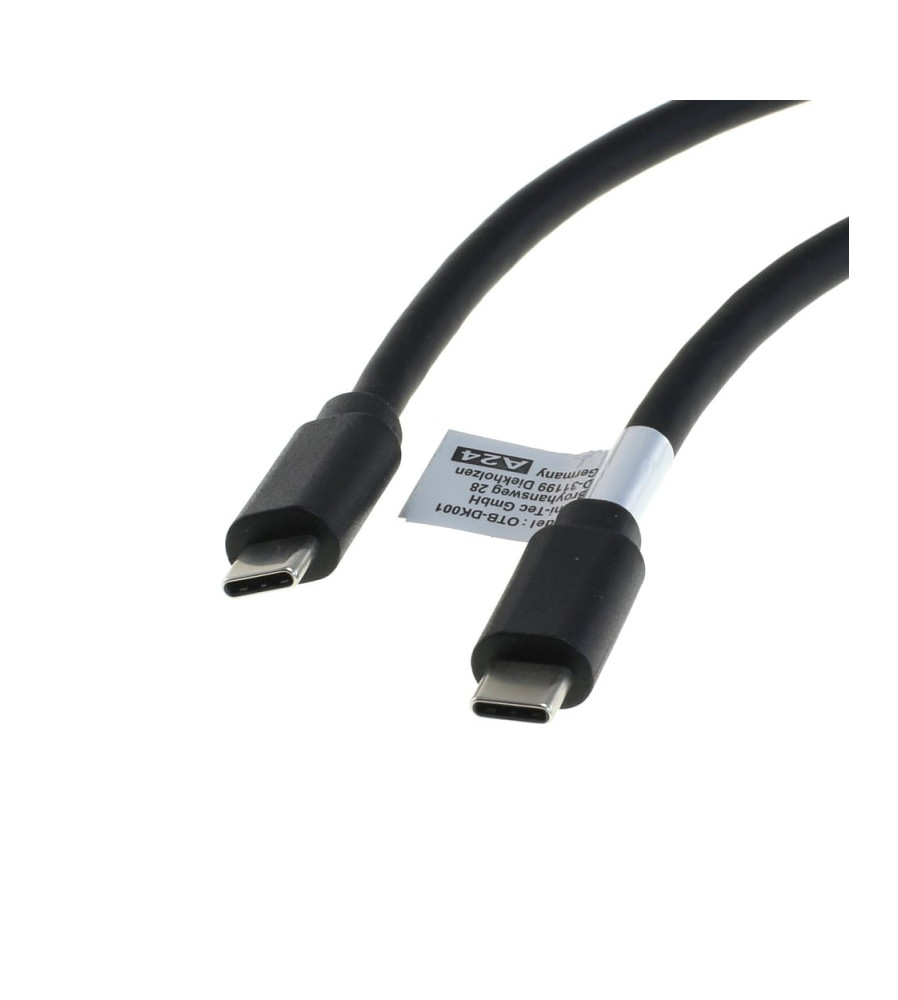 Cablu de date OTB - USB-C 3.0 tată la USB-C 3.0 tată - USB-PD 60W - 2,0 m - negru