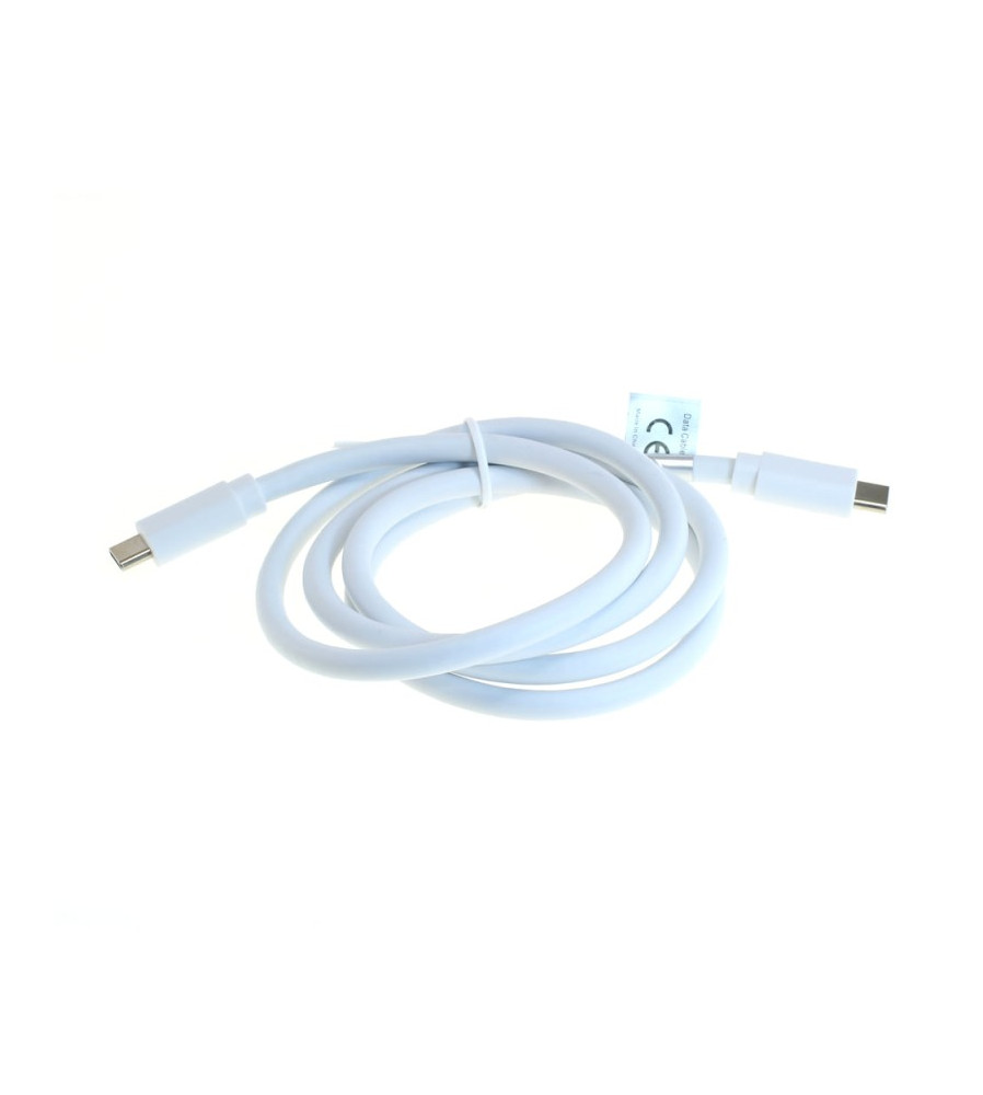 Cablu de date OTB - USB-C 3.0 tată la USB-C 3.0 tată - USB-PD 60W - 1,0 m - alb