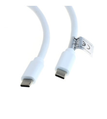 Cablu de date OTB - USB-C 3.0 tată la USB-C 3.0 tată - USB-PD 60W - 1,0 m - alb