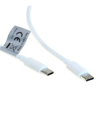 Cablu de date OTB - USB-C 2.0 tată la USB-C 2.0 tată - USB-PD 100W - 1,0 m - alb