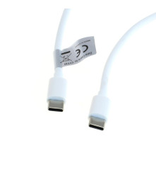 Cablu de date OTB - USB-C 2.0 tată la USB-C 2.0 tată - USB-PD 100W - 1,0 m - alb