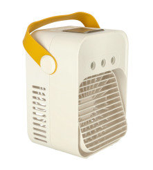Ventilator de birou cu umidificator și aer conditionat, usb, alb