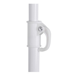 Umbrela de soare pentru balcon, gradina sau plaja, pilabila cu imprimeu frunze colorate, 180 cm