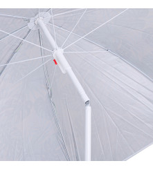 Umbrela de soare pentru balcon, gradina sau plaja, pilabila cu imprimeu frunze colorate, 180 cm
