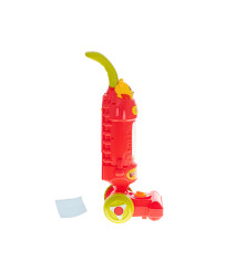 Aspirator vertical de jucarie, interactiv, pentru copii, cu sunet, rosu
