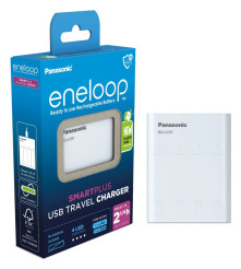 2.25 órás Panasonic Eneloop BQ-CC87 USB töltő Powerbank