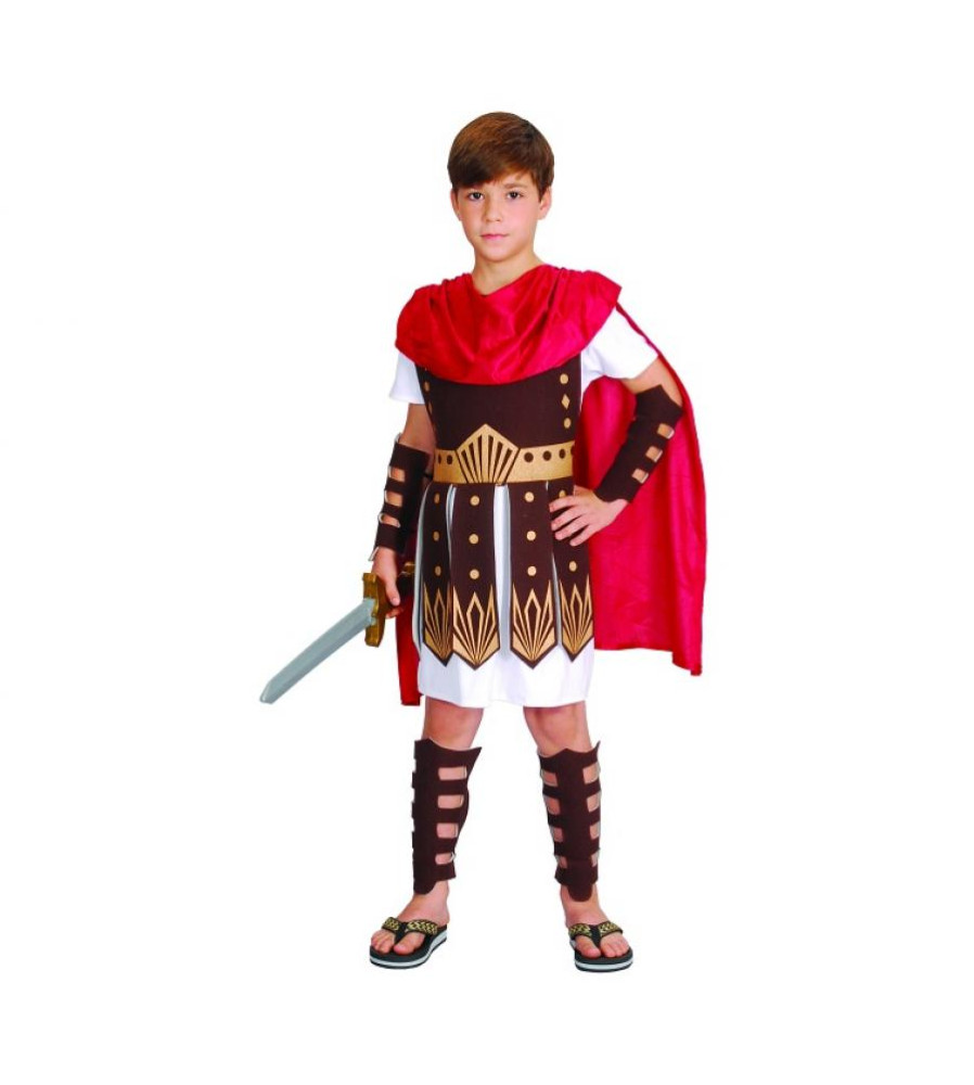 Costum carnaval Gladiator pentru copii, marime 130 / 140 cm (8-10 ani)