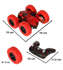 Masinuta acrobatii cu telecomanda Stunt Car, 2.4 GHz, rosu