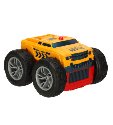 Masinuta cu telecomanda Revolt 2 Sided Rescue Racers, Rosu - galben