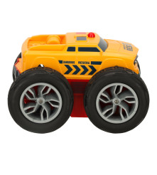 Masinuta cu telecomanda Revolt 2 Sided Rescue Racers, Rosu - galben