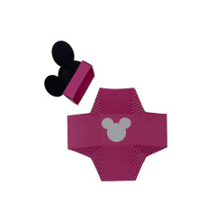 Cutie Din Carton pentru dulciuri, model Minnie Mouse, roz, 7.3 cm x 7.3 cm