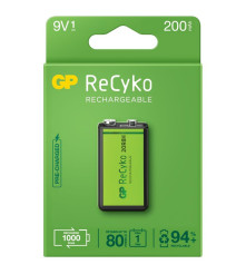 GP 6F22/9V GP ReCyko+ 200 Series 200mAh Reincarcabil pentru Alte fo...