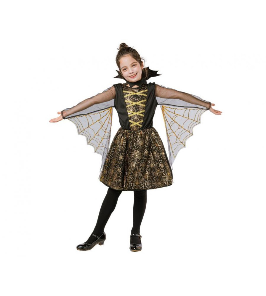 Costum carnaval Spooky Spider Princess, marime 130-140 cm (8-10 ani)