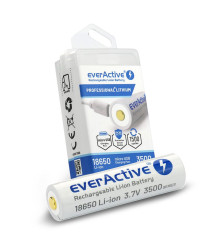 EverActive 18650 3.7V Li-ion 3500mAh baterie micro USB cu protecție BOX