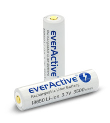 EverActive 18650 3.7V Li-ion 3500mAh baterie micro USB cu protecție BOX