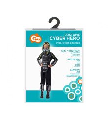 Costum carnaval Cyber Hero pentru copii 5-6 ani 110/120 cm