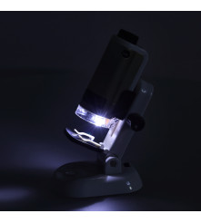 Microscop pentru Copii cu LED și UV, Pliabil, Marire 100X&ndash;250X