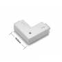 Oem - 18.6mm Conector pentru benzi LED in forma de L cu 2 pini pentru LED-uri color SMD 3528 2835 - Conectori LED - LSC08-CB