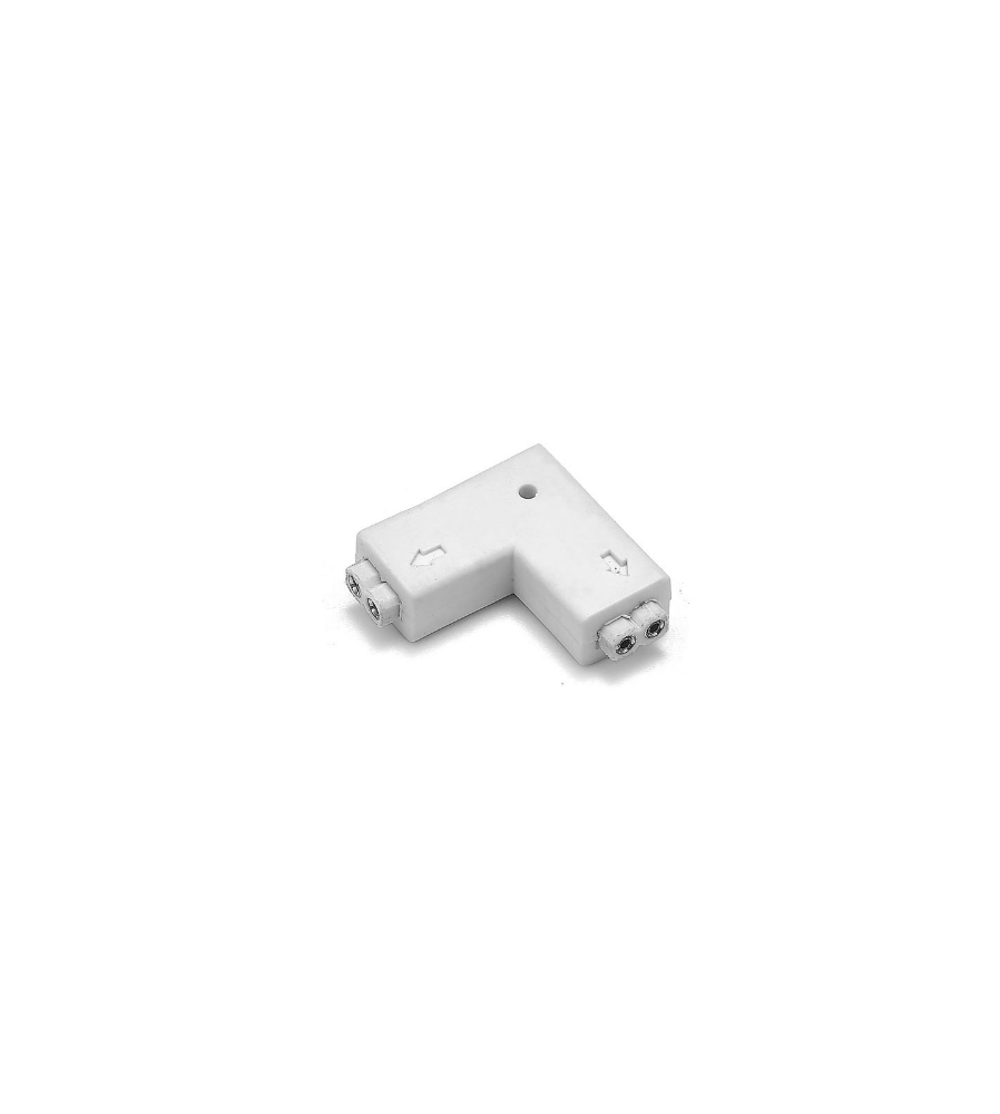 Oem - 18.6mm Conector pentru benzi LED in forma de L cu 2 pini pentru LED-uri color SMD 3528 2835 - Conectori LED - LSC08-CB