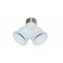 Oem - Convertor dulie fitting fasung E27 la 2 x E27 - Corpuri de iluminat - LCA0012-CB
