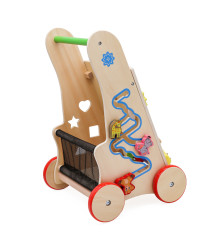 Antepremergator educational 6 in 1 din lemn, 51cm x 32.5cm x 31cm