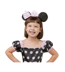 Costum carnaval Minnie Mouse roz pentru copii, 3-4 ani ( 92/104 cm)