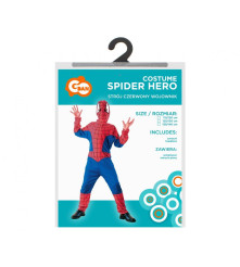 Costum carnaval spiderman pentru copii, 9-10 ani (marime 130/140 cm)