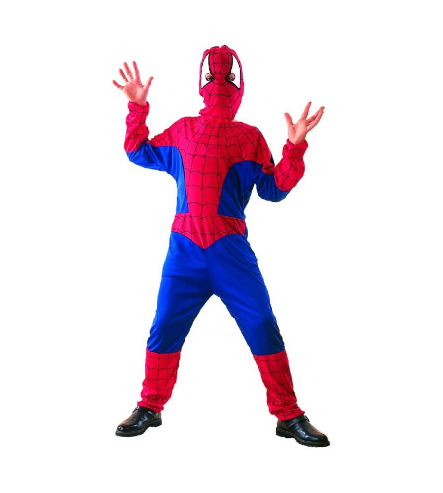 Costum carnaval spiderman pentru copii, 9-10 ani (marime 130/140 cm)