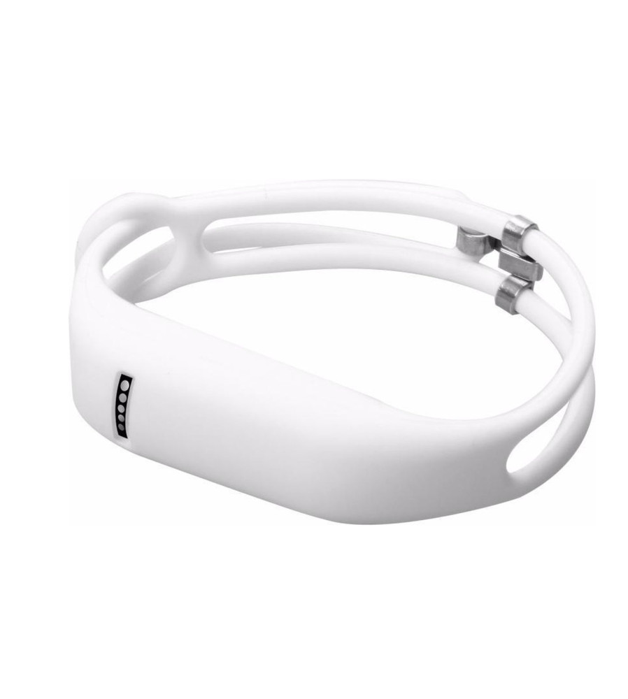 Brațara TPU pentru Fitbit Flex (Click ON), alb