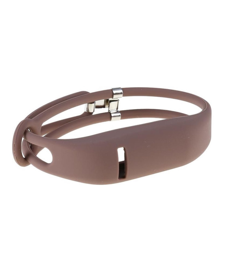 Brațara TPU pentru Fitbit Flex (Click ON), maro