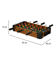 Masa de fotbal, cu 2 bile si contor pentru scoruri, 50 x 10 x 51.5 cm