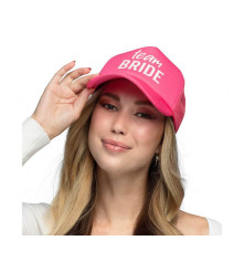 Sapca Team Bride roz marime universala pentru fete (Petrecerea burlacitelor)