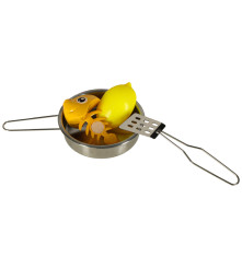 Set 36 accesorii de bucatarie Legume pentru taiere cu Oala si Tigaie in cutie