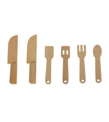 Bucătărie de jucarie retro din lemn pentru copii, LULILO, 58 cm x 72,7 cm x 29,2 cm