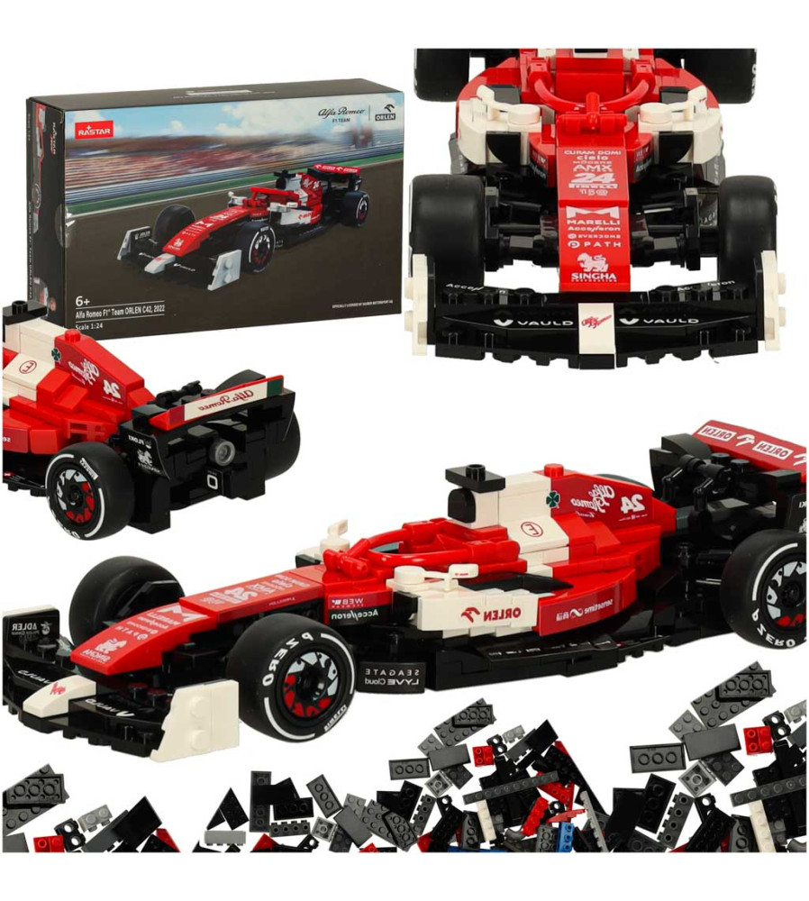 Masina de Formula 1, Alfa Romeo C42, 1:24 din blocuri, 340 piese